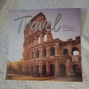 🆕️🗓Travel 2026 Wall Calendar